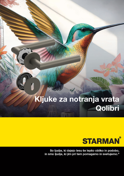 Kljuke za notranja vrata Qolibri